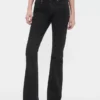 Jeans taille basse, long et ajusté