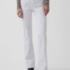 Jeans taille basse, long et ajusté