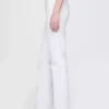 Jeans taille basse, long et ajusté