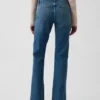 Jeans taille basse, long et ajusté