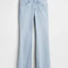 Jeans taille basse, long et ajusté