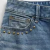 Jeans taille basse, long et ajusté