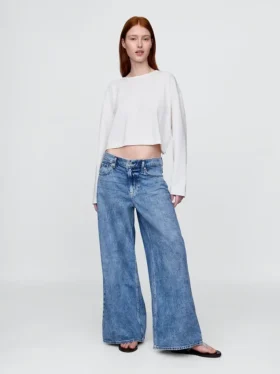 Jeans taille basse très ample
