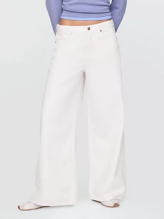 Jeans taille basse très ample