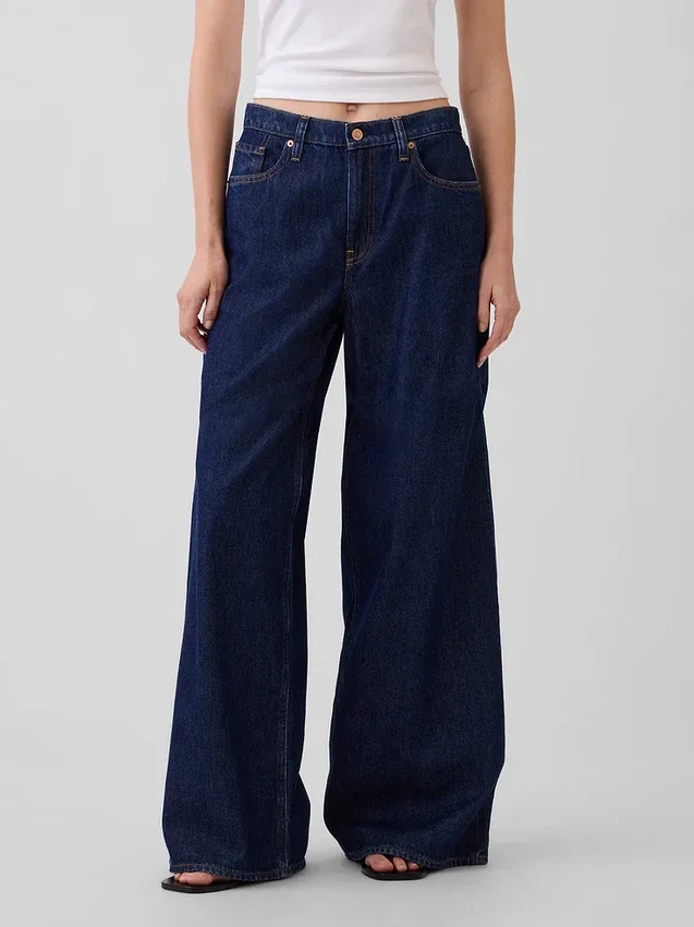 Jeans taille basse très ample
