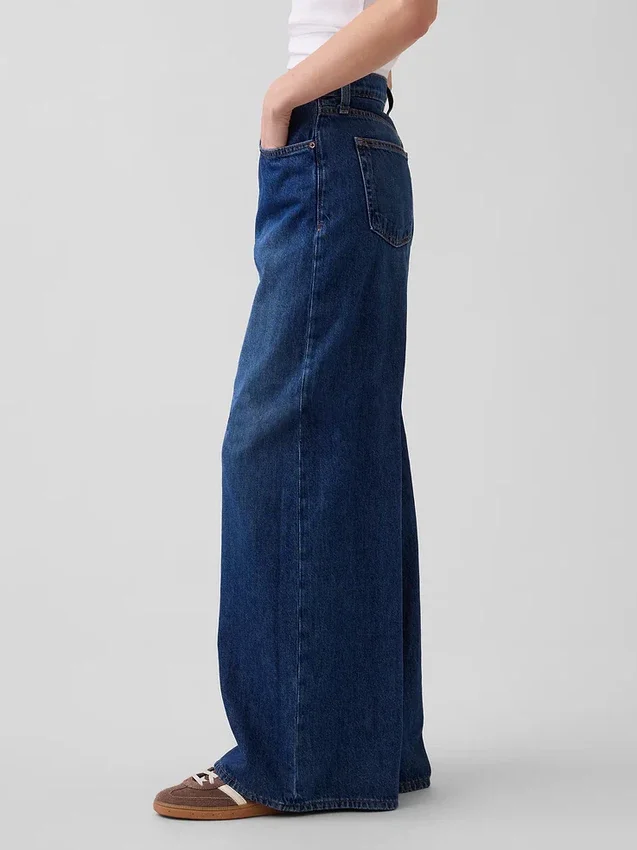 Jeans taille basse très ample