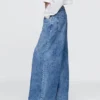 Jeans taille basse très ample
