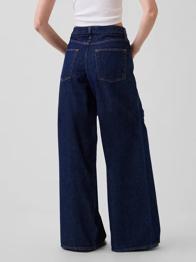 Jeans taille basse très ample