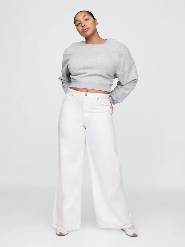 Jeans taille basse très ample