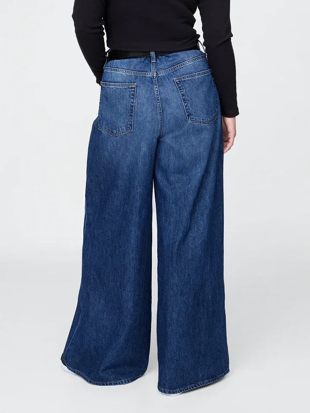 Jeans taille basse très ample