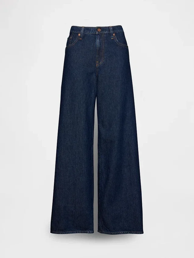 Jeans taille basse très ample
