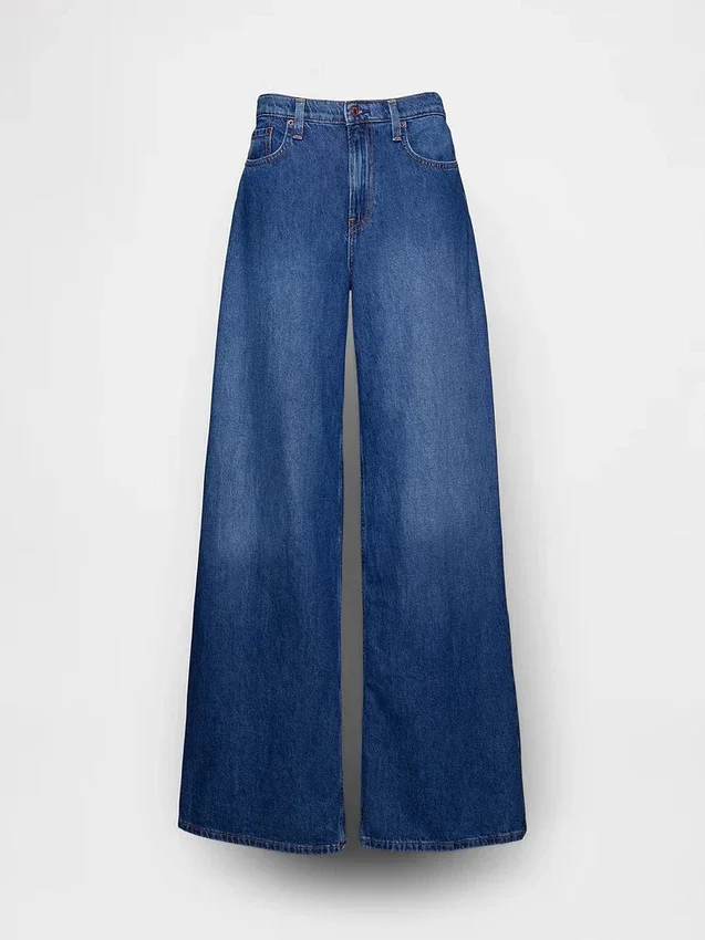 Jeans taille basse très ample