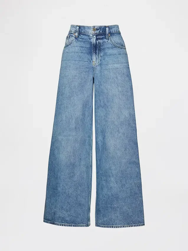 Jeans taille basse très ample