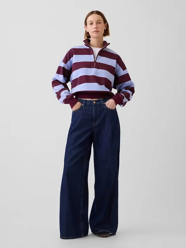 Jeans taille basse très ample