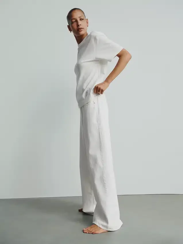Jeans taille basse très ample