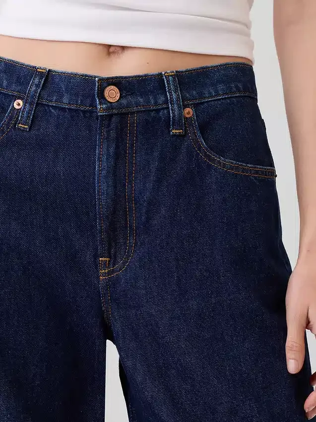 Jeans taille basse très ample
