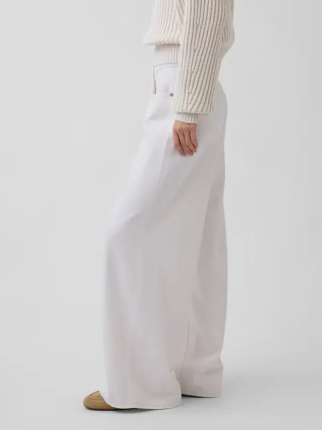 Jeans taille basse ultra-doux et très ample