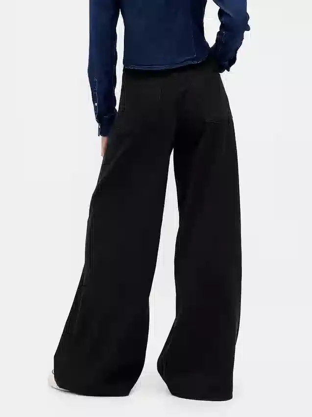 Jeans taille basse ultra-doux et très ample