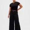 Jeans taille basse ultra-doux et très ample