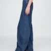 Jeans taille haute en maille, coupe « Horseshoe »