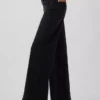Jeans taille haute à jambes larges