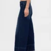 Jeans taille haute à jambes larges
