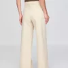 Jeans taille haute à jambes larges