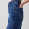 Jeans taille haute à jambes larges