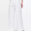 Jeans taille haute à jambes larges et longueur cheville