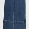 Jeans taille haute à jambes larges et longueur cheville