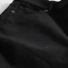 Jeans taille haute à jambes évasées
