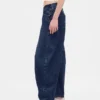 Jeans taille haute ultra-doux à coupe en fer à cheval et croisement
