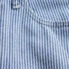 Jeans taille haute ultra-doux à rayures, coupe « Barrel »