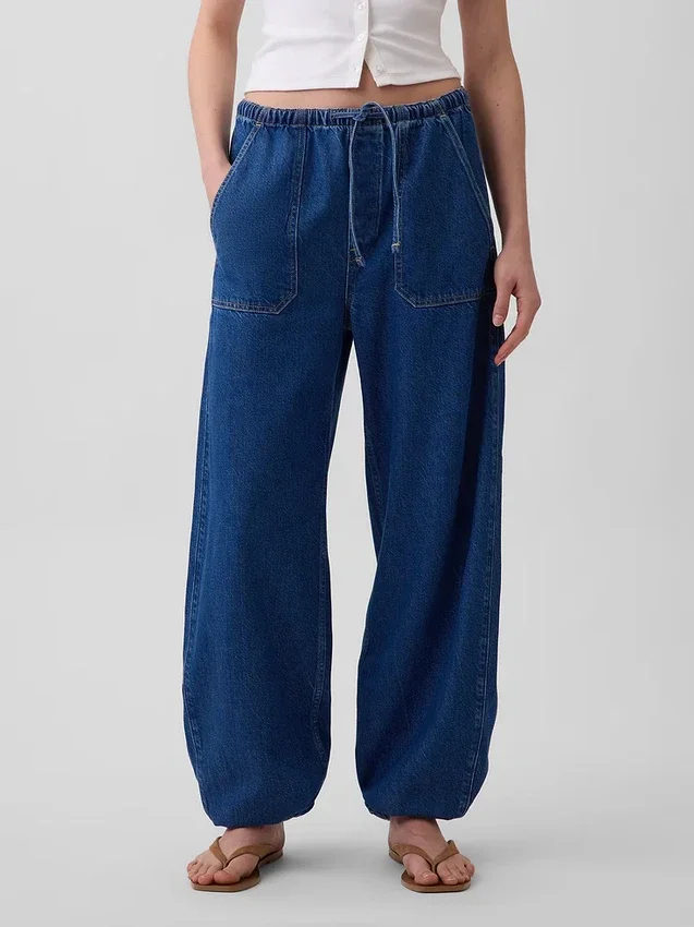 Jeans taille haute Ultrasoft Easy Barrel