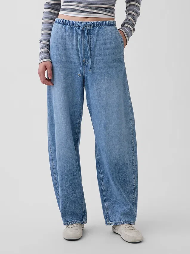 Jeans taille haute Ultrasoft Easy Barrel