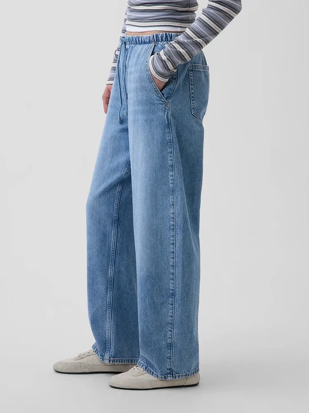 Jeans taille haute Ultrasoft Easy Barrel
