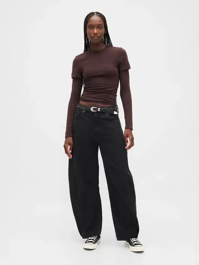 Jeans taille haute « Ultrasoft Horseshoe »