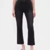 Jeans taille haute évasé