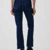 Jeans taille haute évasé