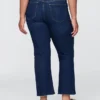 Jeans taille haute évasé
