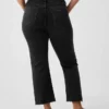 Jeans taille haute évasé
