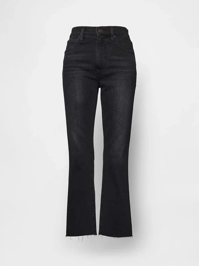 Jeans taille haute évasé