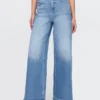 Jeans à taille très haute et jambes larges