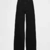 Jeans à taille très haute et jambes larges