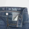 Jeans évasés décontractés taille basse pour enfant