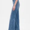 Jeans évasés décontractés à taille haute