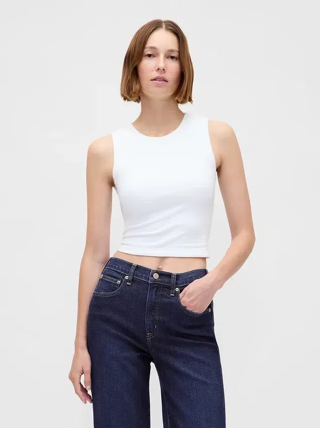 Jeans évasés décontractés à taille haute