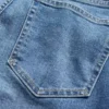 Jeans évasés décontractés à taille haute