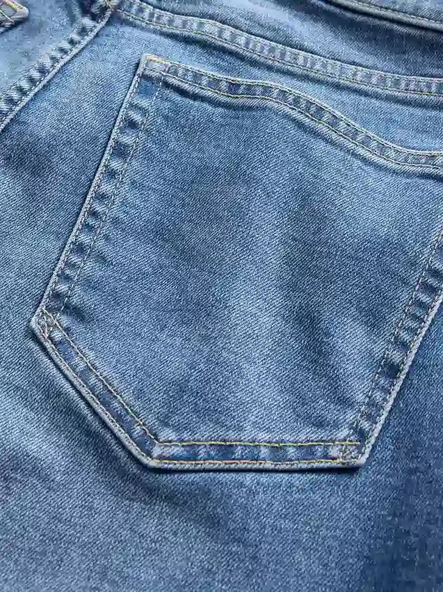 Jeans évasés décontractés à taille haute