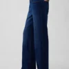 Jeans évasés décontractés à taille mi-haute